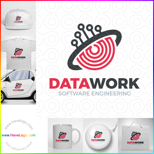 Compra un diseño de logo de Data Work 64984