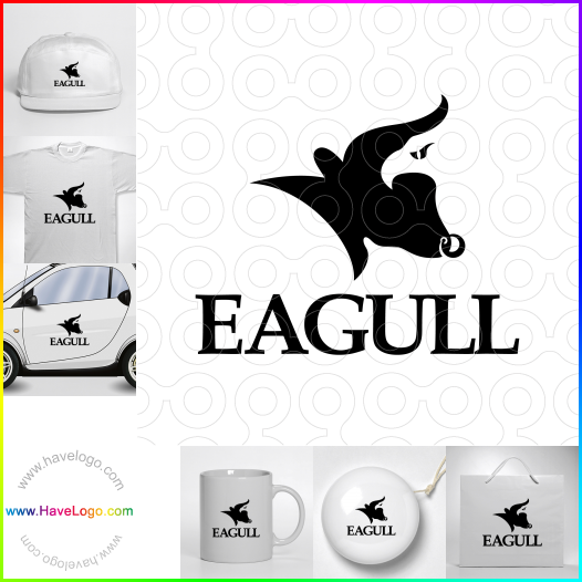 Compra un diseño de logo de Eagull 62268