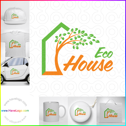 Koop een Eco House logo - ID:65727