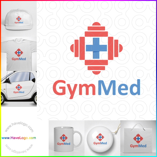 Compra un diseño de logo de Gym Med 63277