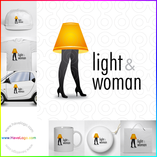 Compra un diseño de logo de Light and Woman 62155