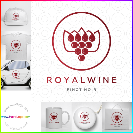 Koop een Koninklijke wijn logo - ID:60832