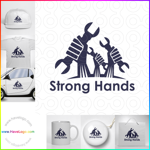 Acheter un logo de Strong Hands - 62964
