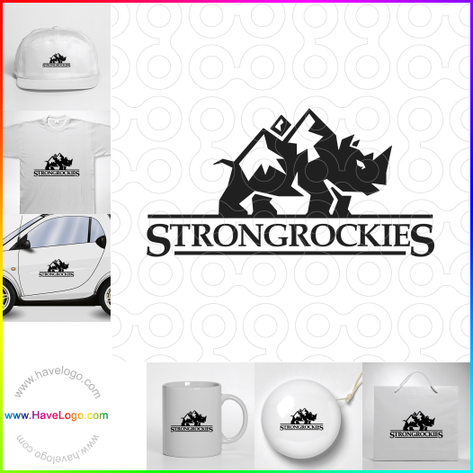 Compra un diseño de logo de Strong Rockies 62300