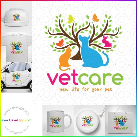 Compra un diseño de logo de Vet Care 63782