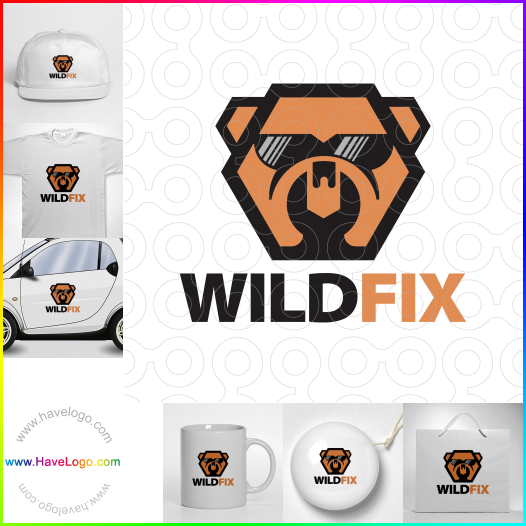 Compra un diseño de logo de Wild Fix 60470