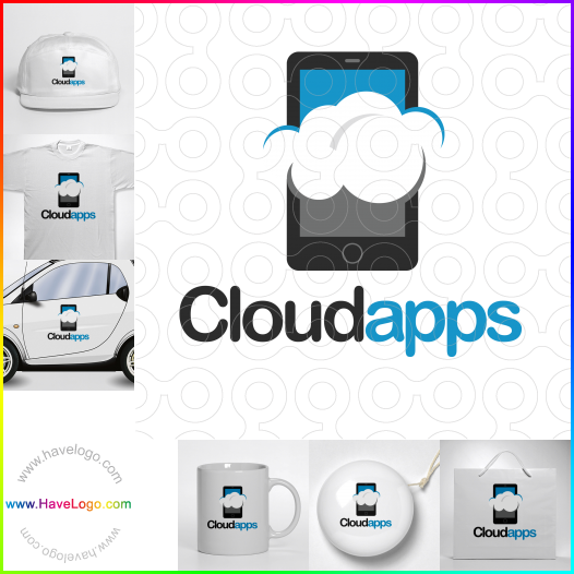Koop een cloud computing logo - ID:52840