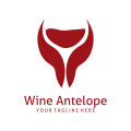 logo antilope de cerf