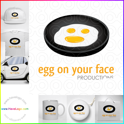 Compra un diseño de logo de huevo 12452