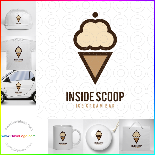 Koop een ijsje logo - ID:40641