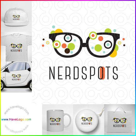 Compra un diseño de logo de nerd 55073