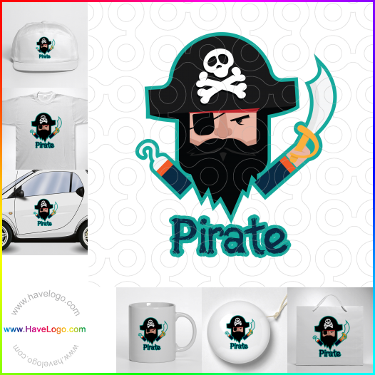 Koop een piraat logo - ID:54711