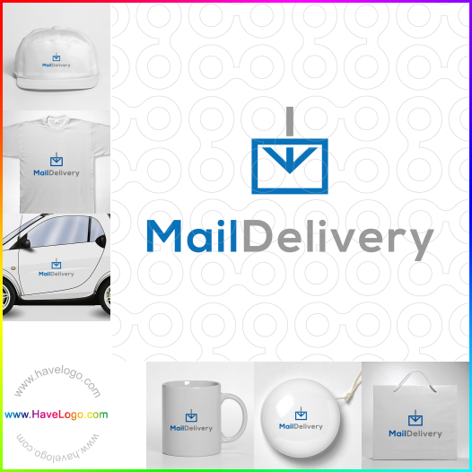 Koop een postdiensten logo - ID:47874