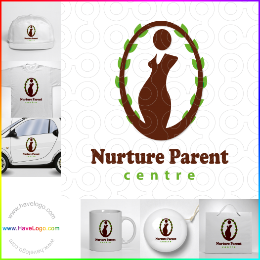 Koop een zwanger logo - ID:10299