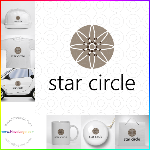 Koop een ster cirkel logo - ID:52199