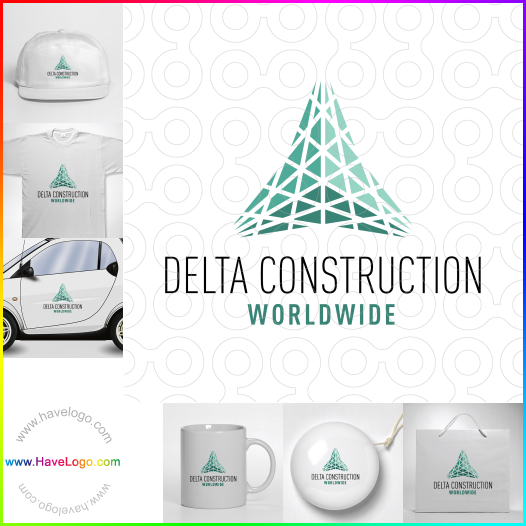 Compra un diseño de logo de Delta Construction 60330