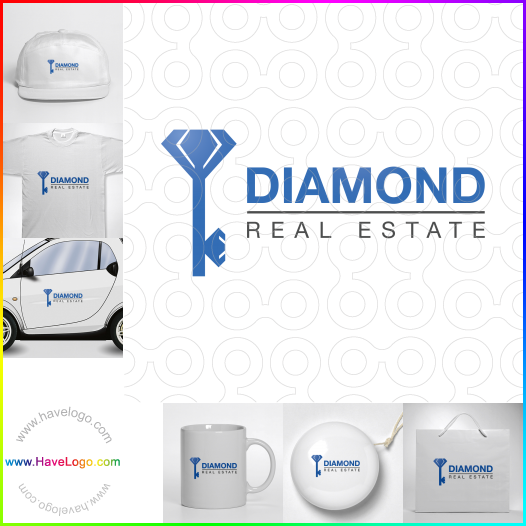 Koop een Diamond Real Estate logo - ID:63867