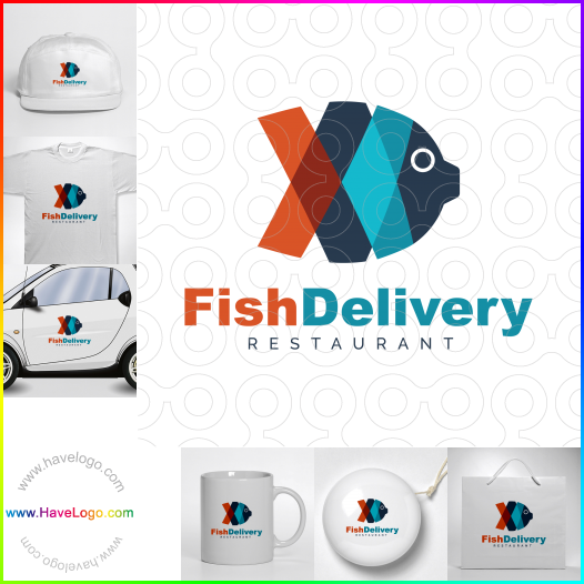 Acquista il logo dello Consegna di pesce 62242