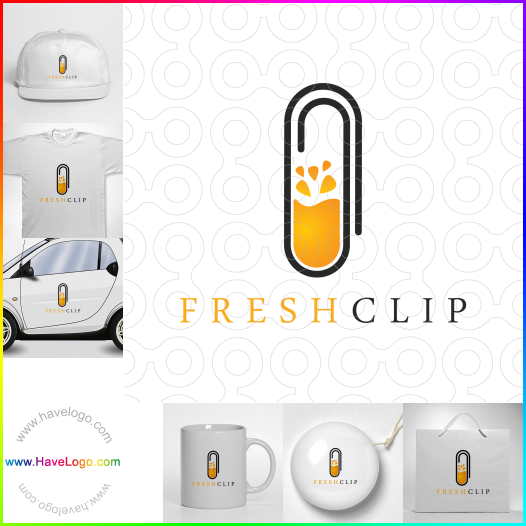 Compra un diseño de logo de Fresh Clip 63393
