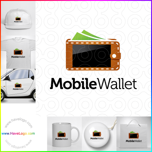 Acheter un logo de Portefeuille mobile - 65094