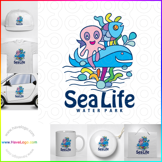 Compra un diseño de logo de Sea Life 61121