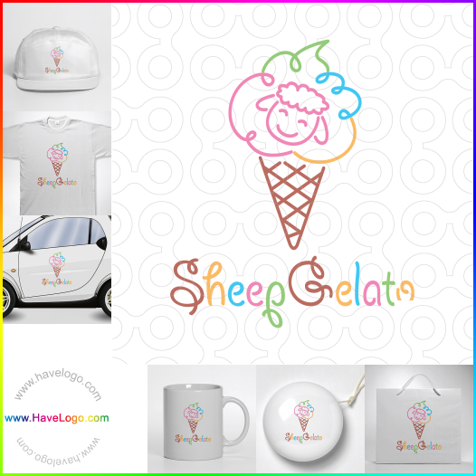 Koop een Sheep Gelato logo - ID:60012