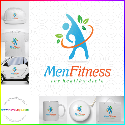 Koop een fitnessclub logo - ID:48176