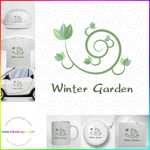 Compra un diseño de logo de jardín 41093