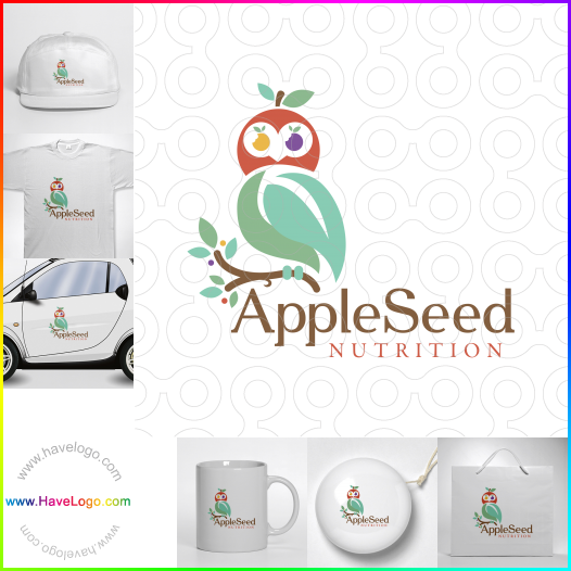 Compra un diseño de logo de alimentación saludable 51676