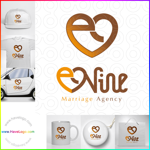 Koop een huwelijksbureau logo - ID:31272