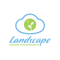 logo de fotógrafo de naturaleza