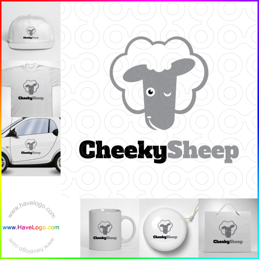 Compra un diseño de logo de ovejas 15530