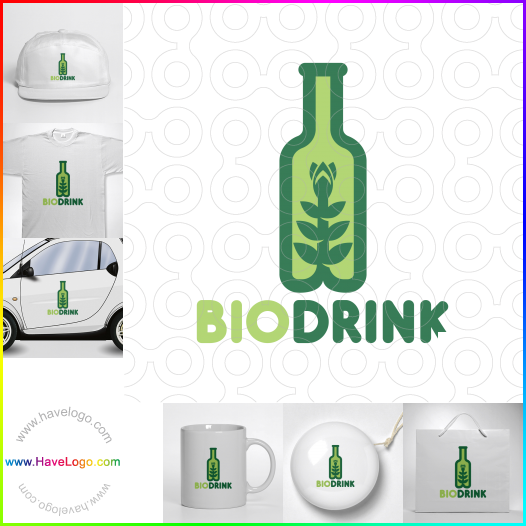 Compra un diseño de logo de Bebida biológica 65200