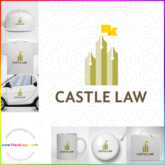 Compra un diseño de logo de Ley del castillo 63366