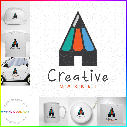 Koop een Creatieve markt logo - ID:65396