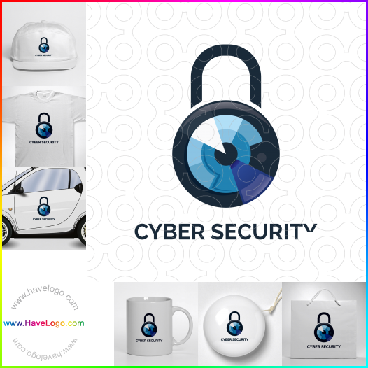 Compra un diseño de logo de Seguridad cibernética 60790