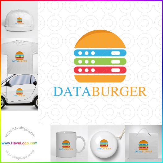 Compra un diseño de logo de Data Burger 63557
