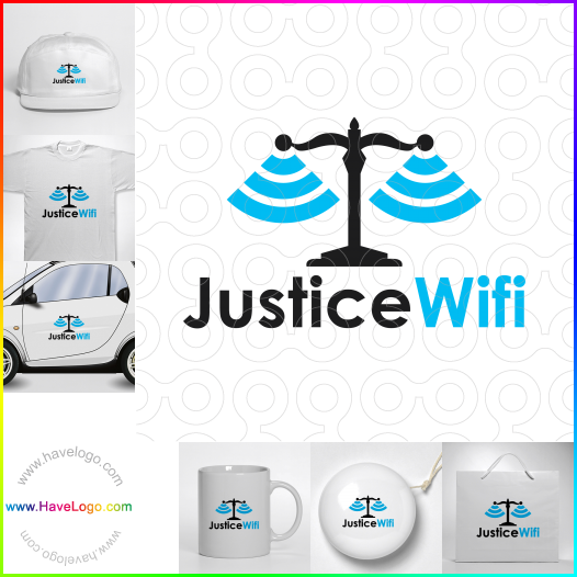 Compra un diseño de logo de Justicia Wifi 60264