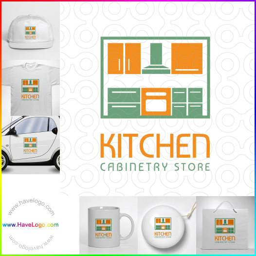 Compra un diseño de logo de Tienda de armarios de cocina 67068