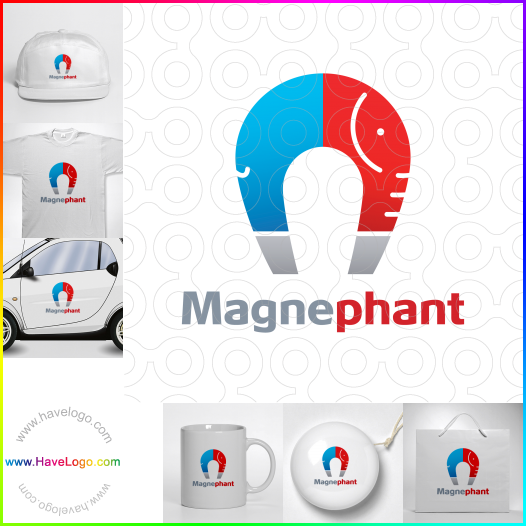 Compra un diseño de logo de Magnephant 62265