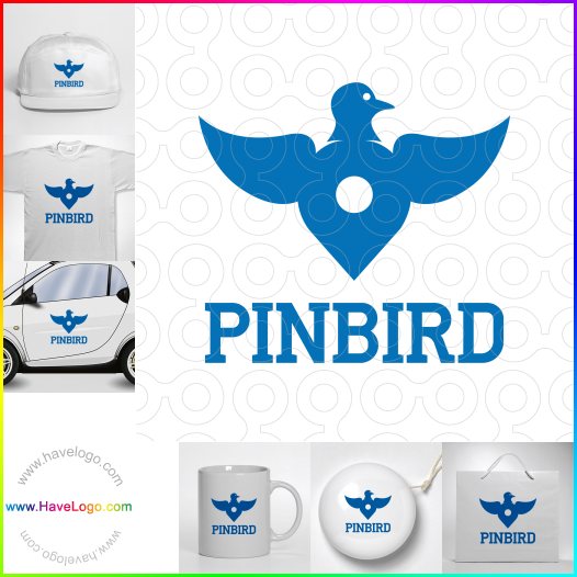 Compra un diseño de logo de Pin Bird 62423