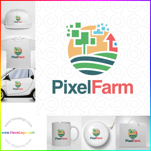 Acheter un logo de Pixel Farm - 63212