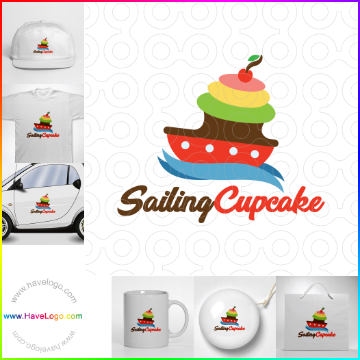 Acquista il logo dello Cupcake a vela 64995
