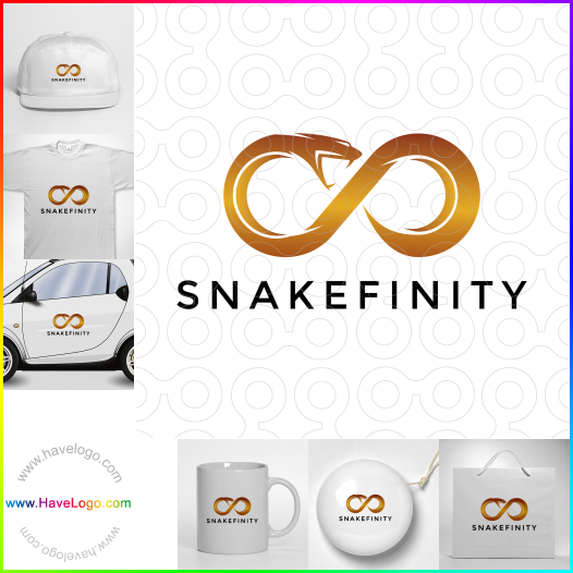 Compra un diseño de logo de Serpiente infinito 63270