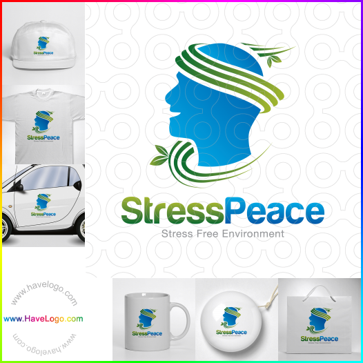 Compra un diseño de logo de Stress Peace 65448