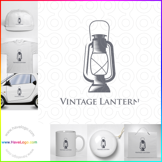 Compra un diseño de logo de Linterna vintage 66976