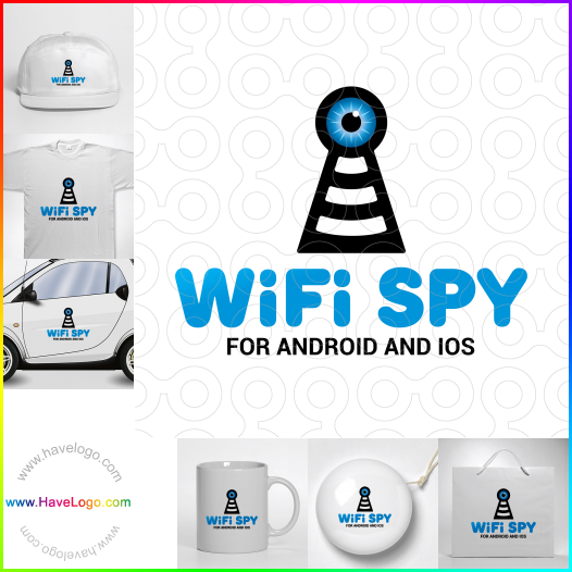 Compra un diseño de logo de WiFi Spy 60238