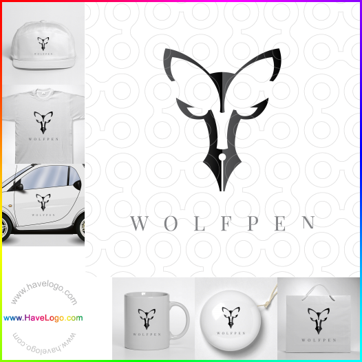 Koop een Wolf Pen logo - ID:64028