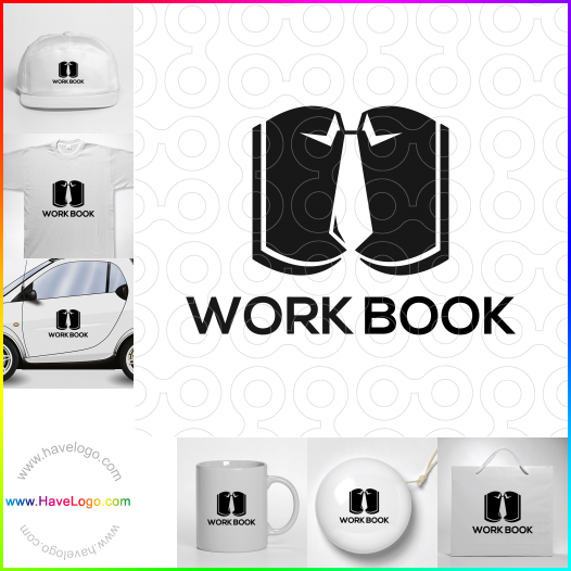 Compra un diseño de logo de Libro de trabajo 67084