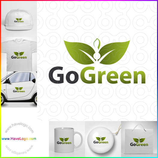 Compra un diseño de logo de verde 54013